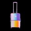 STATE Bags | Logan Suitcase Polyester Canvas Rainbow Gradient