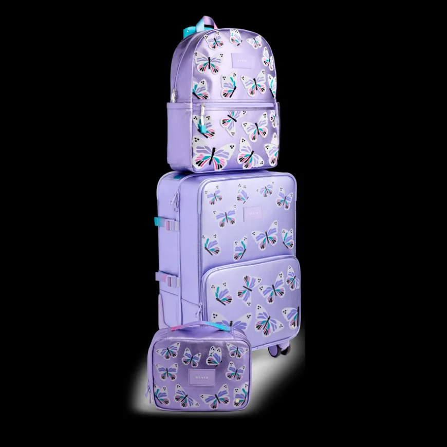 STATE Bags | Logan Suitcase Metallic Butterfly