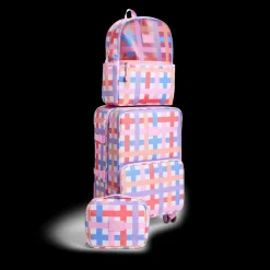 STATE Bags | Logan Suitcase Recycled Polycanvas Multi Plaid