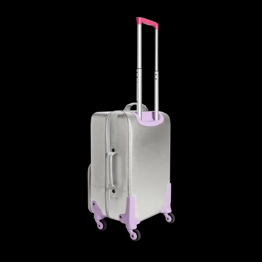 STATE Bags | Logan Suitcase Metallic Patchwork Hearts