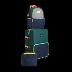 STATE Bags | Logan Suitcase Color Block Green/Navy