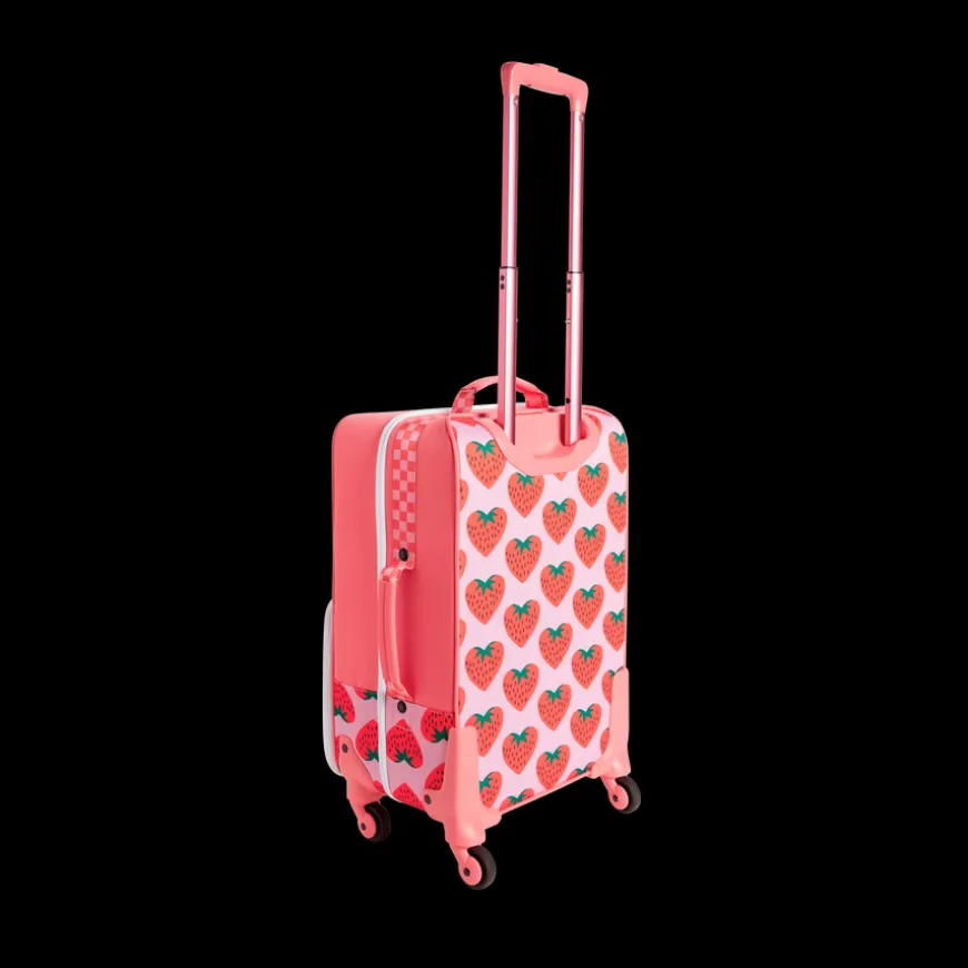 STATE Bags | Logan Suitcase Polyester Canvas Strawberries