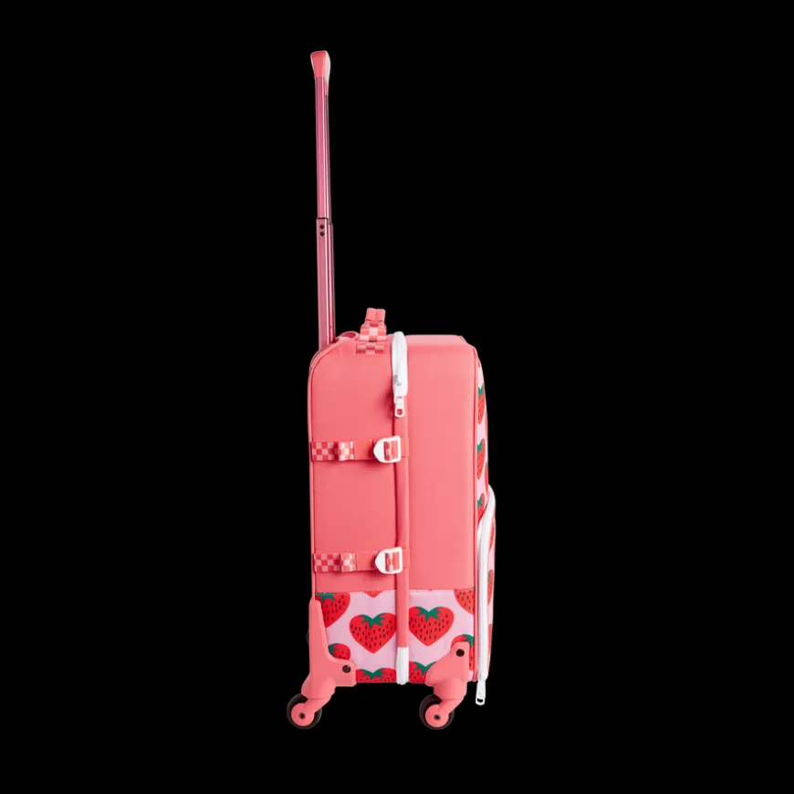 STATE Bags | Logan Suitcase Polyester Canvas Strawberries