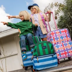 STATE Bags | Logan Suitcase Recycled Polycanvas Multi Plaid