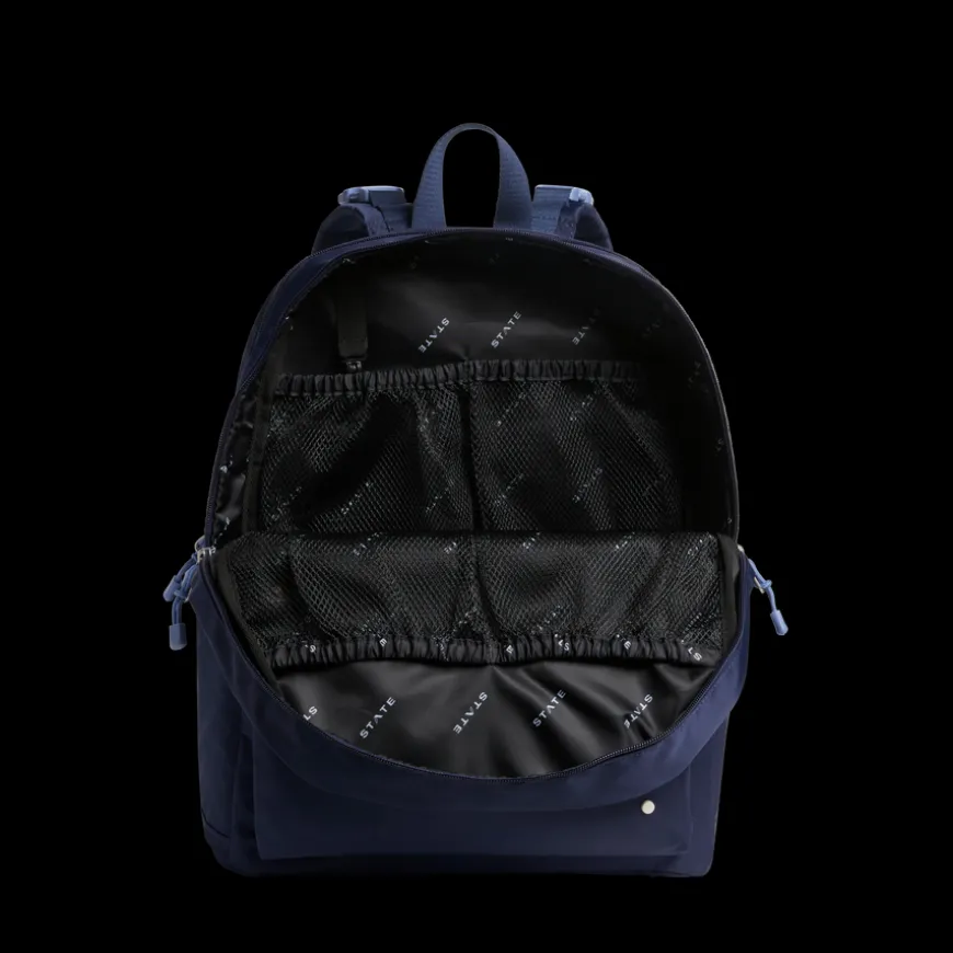 STATE Bags | Lorimer Diaper Bag Backpack Nylon Black | Best Gift For New Moms & Dads