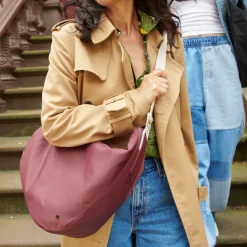STATE Bags | Luna Crossbody Recycled Nylon Burgundy