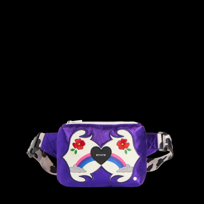 STATE Bags | Marcy Fanny Pack Metallic Cowgirl