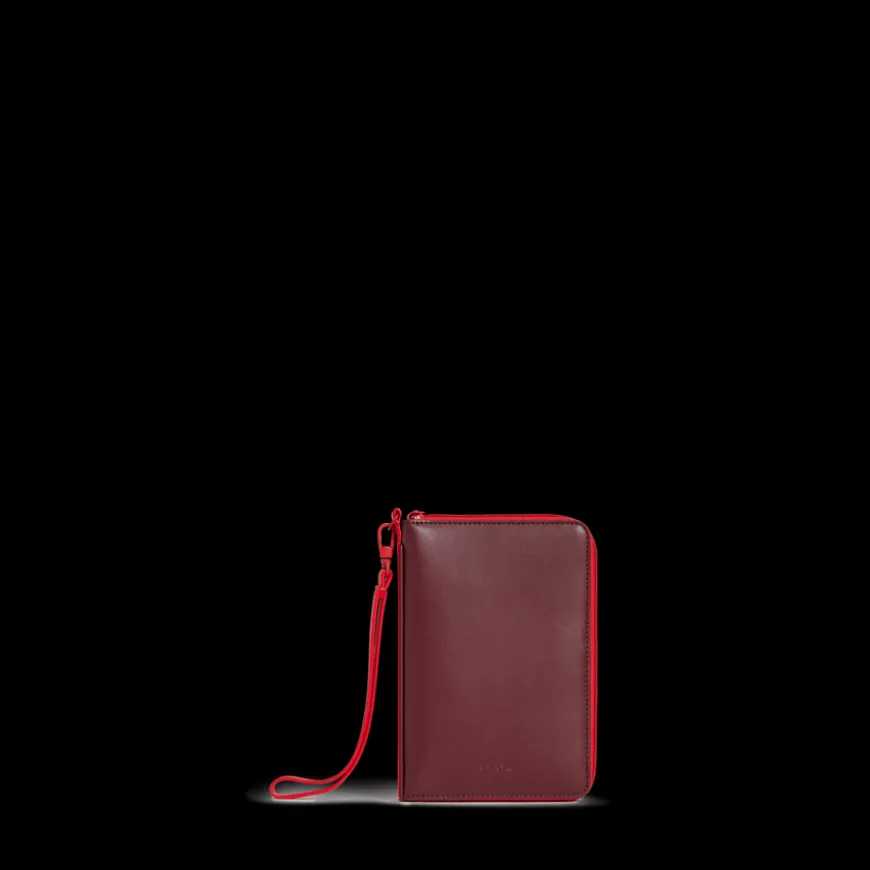 STATE Bags | Passport Holder Vegan Leather Burgundy
