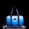 STATE Bags | Rockaway Duffle Nylon Puffer Blue Chevron