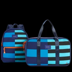 STATE Bags | Rockaway Duffle Recycled Tech Knit Stripes