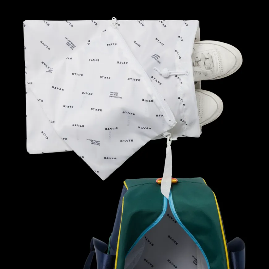 STATE Bags | Rockaway Duffle Printed Canvas Daisies