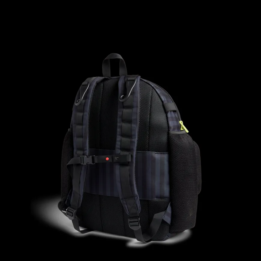 STATE Bags | Shea Baseball Backpack Black Grey Striped