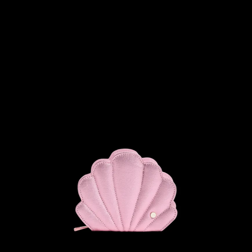 STATE Bags | Shell Wallet Pink Metallic