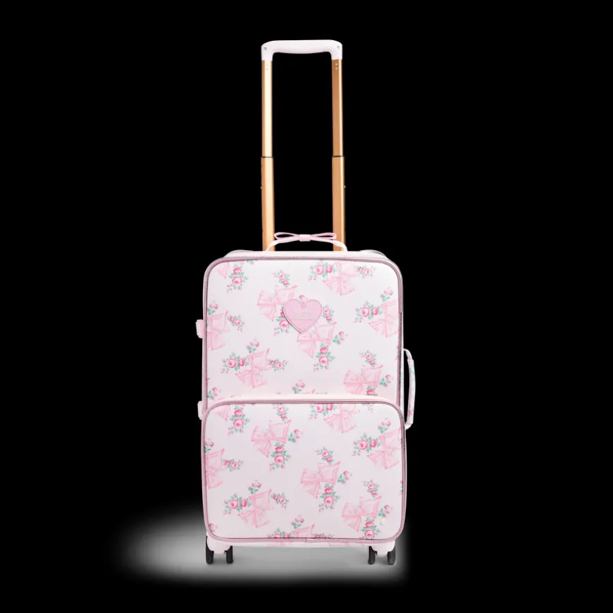 STATE Bags | STATE x LoveShack Fancy Logan Carry-On Suitcase Polyester Canvas Rosa/Garden