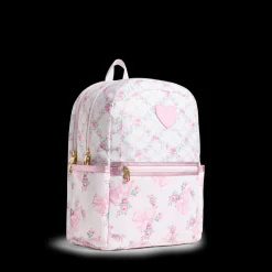 STATE Bags | STATE x LoveShackFancy Kane Double Pocket Backpack Polyester Canvas Rosa/Garden