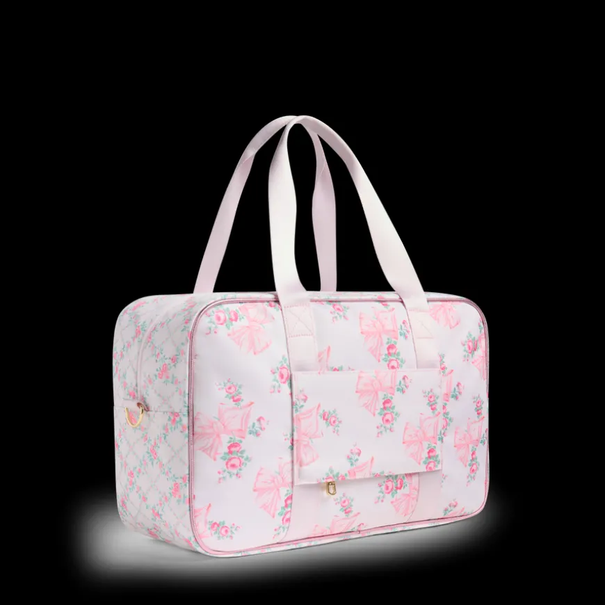 STATE Bags | STATE x LoveShackFancy Rockaway Duffle Polyester Canvas Rosa/Garden