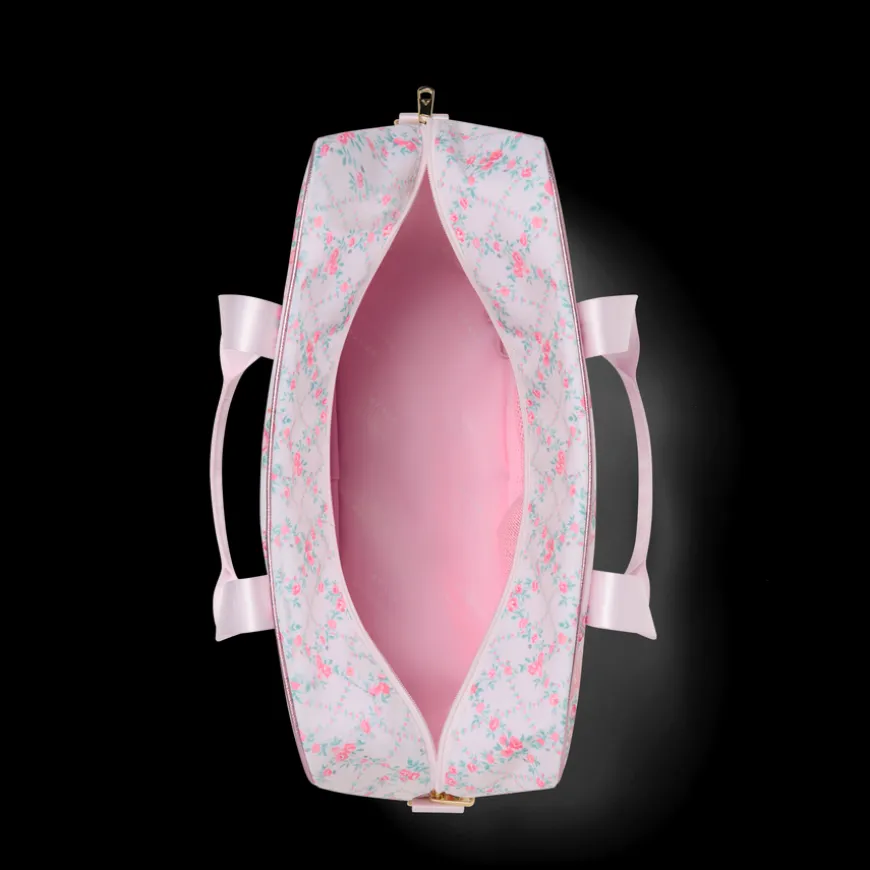 STATE Bags | STATE x LoveShackFancy Rockaway Duffle Polyester Canvas Rosa/Garden