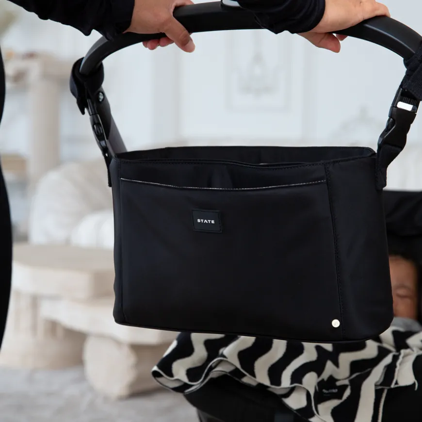 STATE Bags | Stroller Organizer Nylon Black