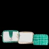 STATE Bags | Travel Pouch Set Clear/Multi Check