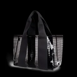 STATE Bags | Wellington Cabana Tote Black Perforated TPU