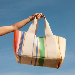 STATE Bags | Wellington Cabana Tote Rainbow Stripe