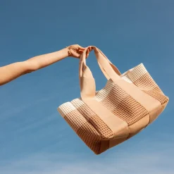 STATE Bags | Wellington Cabana Tote Neutral Stripe
