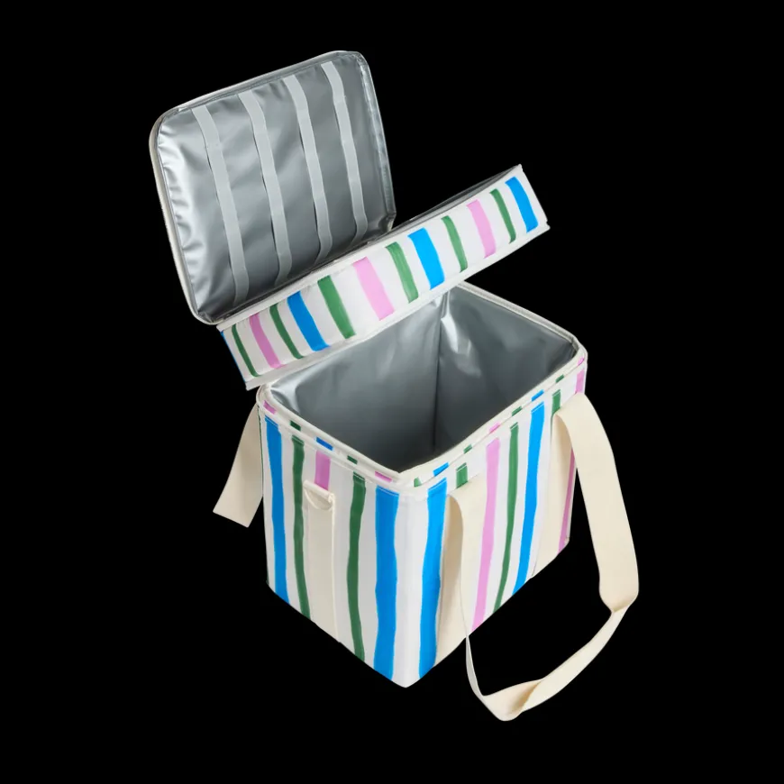 STATE Bags | Wellington Cooler Recycled Coated Cotton Stripe